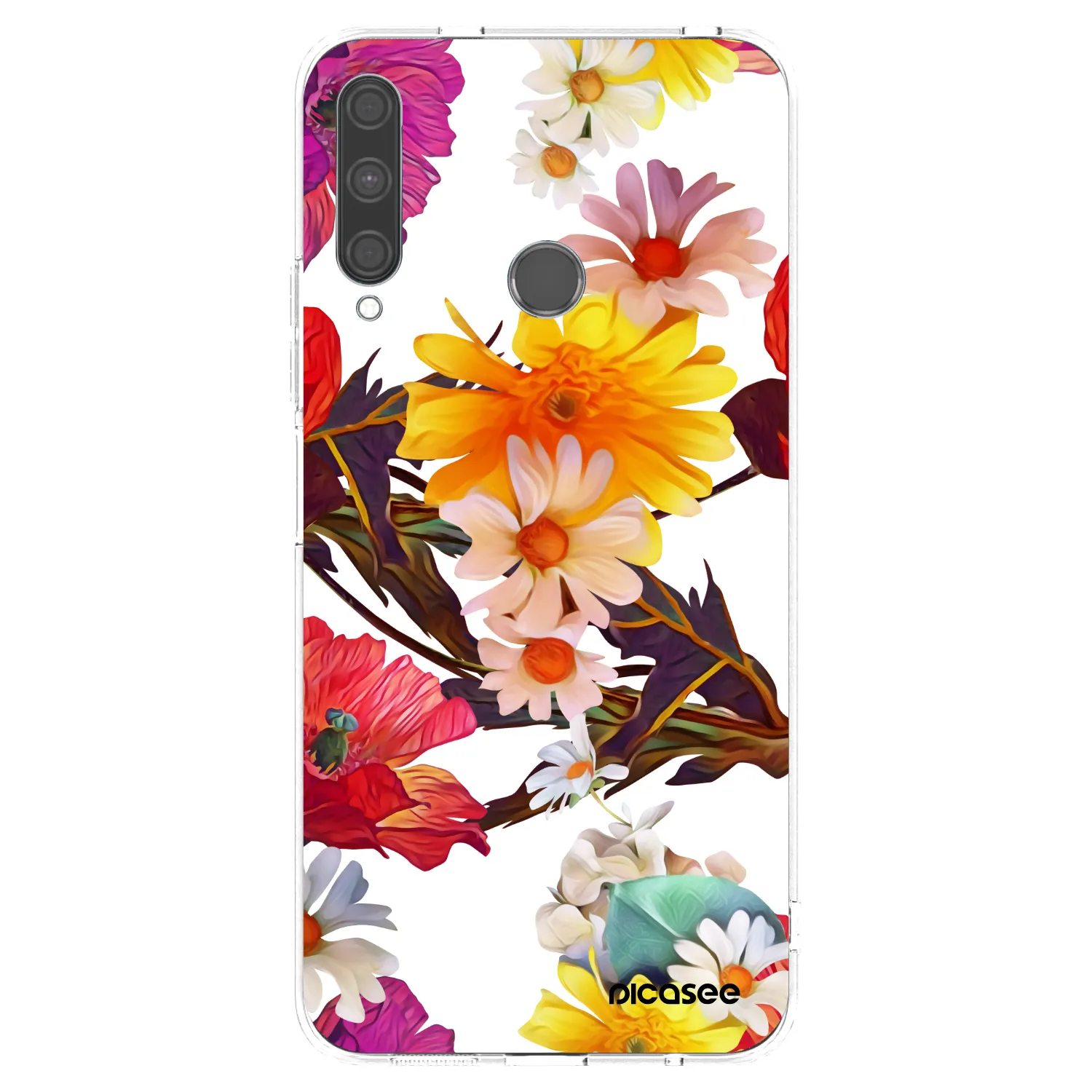 Picasee silikonový průhledný obal pro Huawei P40 Lite E - Meadow