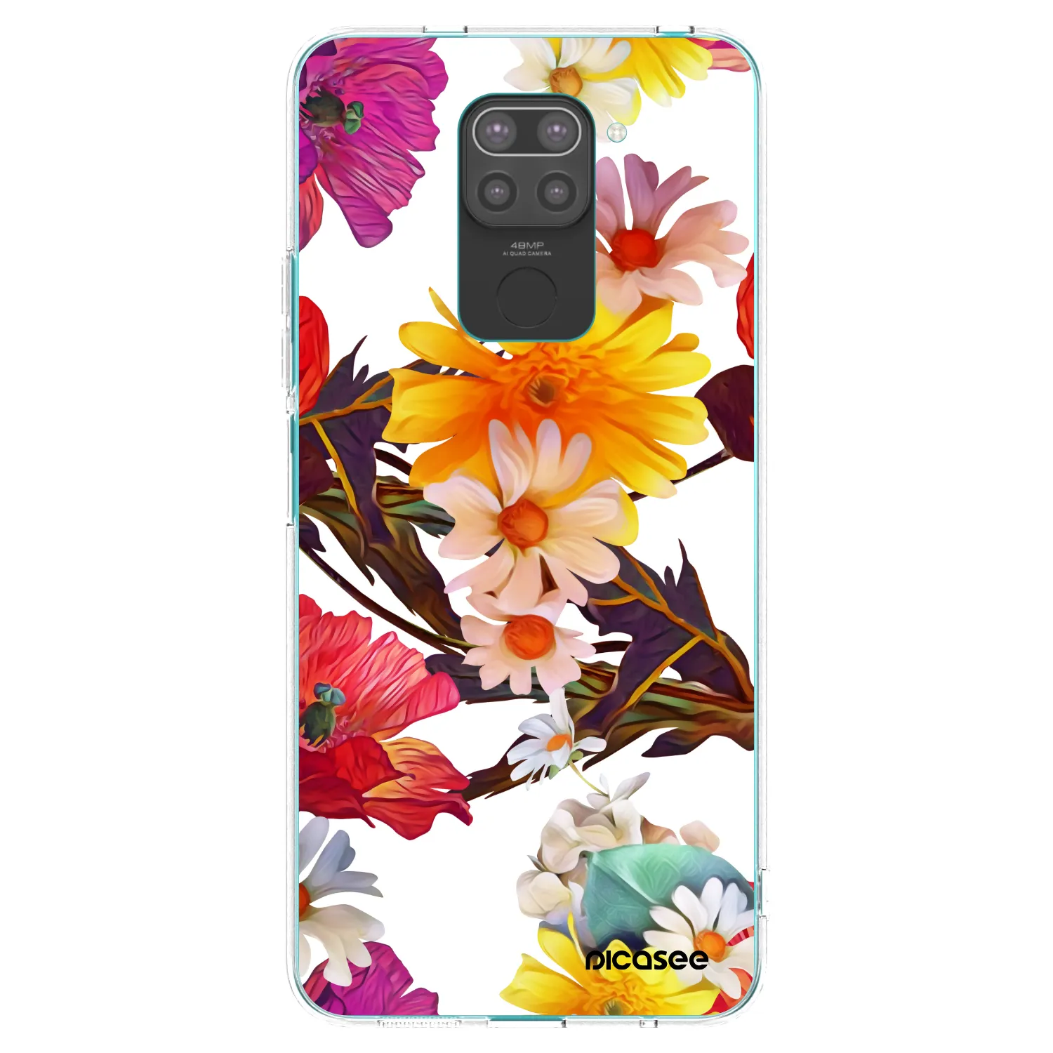 Picasee silikonový černý obal pro Xiaomi Redmi Note 9 - Meadow