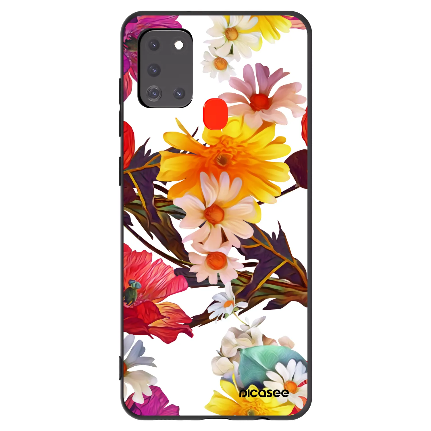 Picasee silikonový černý obal pro Samsung Galaxy A21s - Meadow