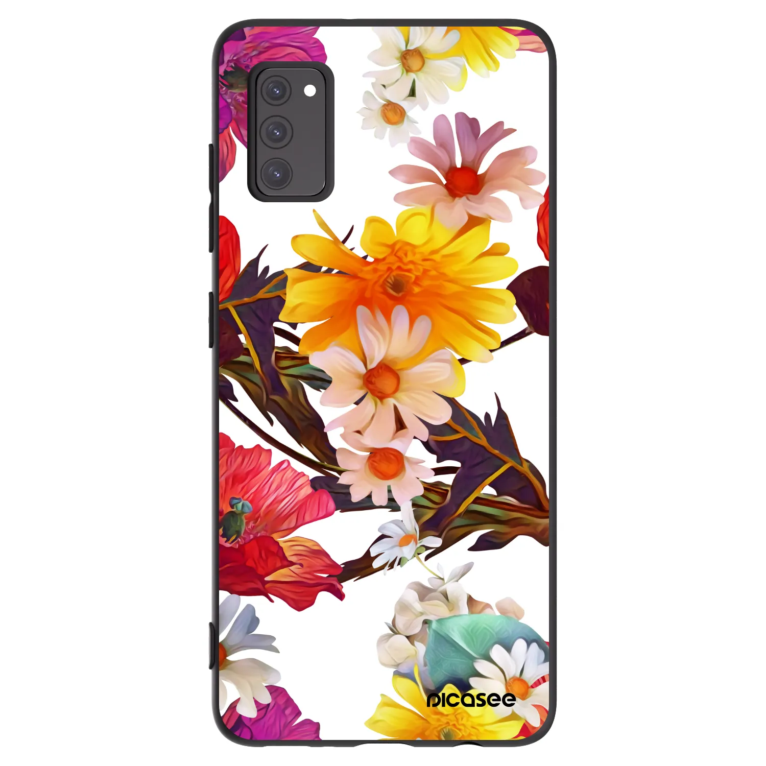 Picasee silikonový černý obal pro Samsung Galaxy A41 A415F - Meadow