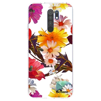 Picasee silikonový průhledný obal pro Xiaomi Redmi 9 - Meadow