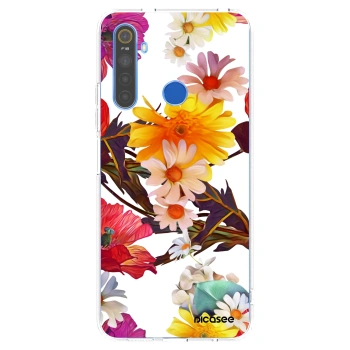 Picasee silikonový průhledný obal pro Realme 5 - Meadow