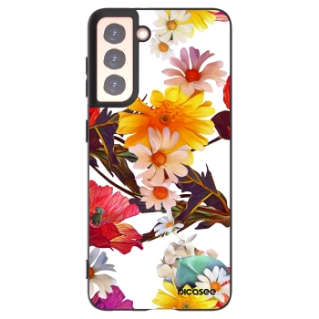 Picasee silikonový černý obal pro Samsung Galaxy S21 5G G991B - Meadow