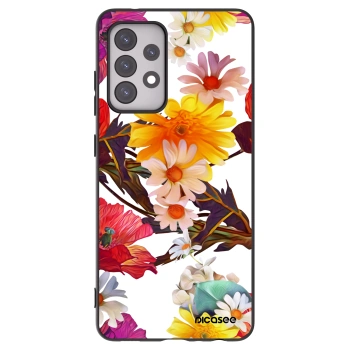 Picasee silikonový černý obal pro Samsung Galaxy A52 5G A525F - Meadow