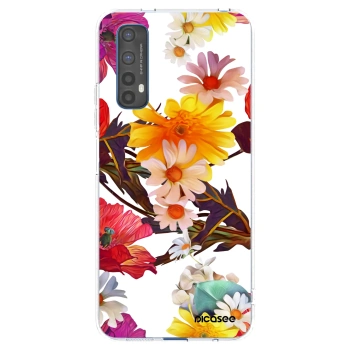 Picasee silikonový průhledný obal pro Realme 7 - Meadow