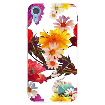 Picasee silikonový průhledný obal pro Apple iPhone XR - Meadow