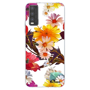 Picasee silikonový průhledný obal pro Vivo Y20s - Meadow