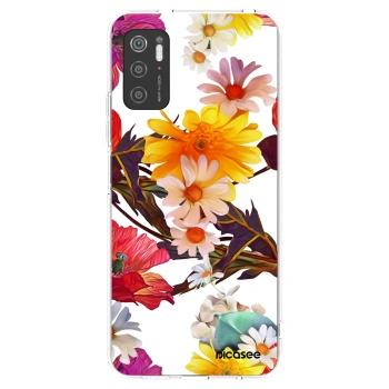 Picasee silikonový průhledný obal pro Xiaomi Poco M3 Pro 5G - Meadow