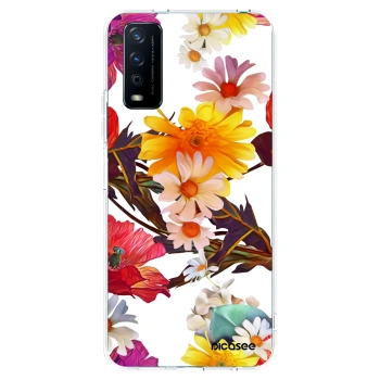 Picasee silikonový průhledný obal pro Vivo Y11s - Meadow