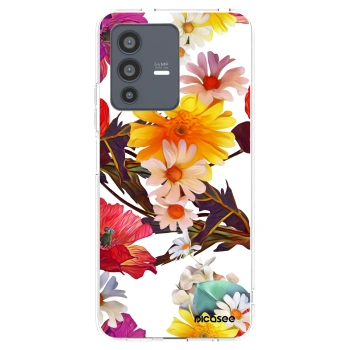 Picasee silikonový průhledný obal pro Vivo V23 5G - Meadow