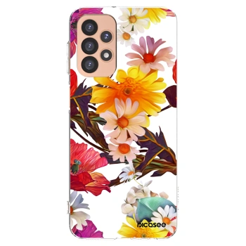 Picasee silikonový průhledný obal pro Samsung Galaxy A23 A236B 5G - Meadow