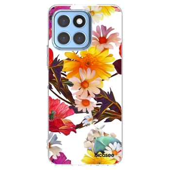 Picasee silikonový průhledný obal pro Honor X8 5G - Meadow