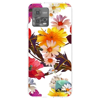 Picasee silikonový průhledný obal pro Motorola Moto G72 - Meadow