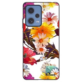Picasee silikonový černý obal pro Xiaomi Redmi Note 12 Pro 5G - Meadow