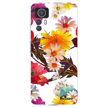 Picasee silikonový průhledný obal pro Xiaomi Redmi Note 12S - Meadow