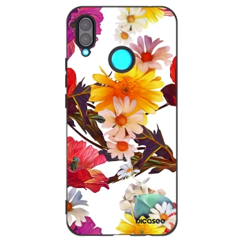 Picasee silikonový černý obal pro Huawei Nova 3 - Meadow