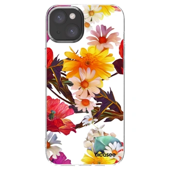 Picasee silikonový průhledný obal pro Apple iPhone 15 Plus - Meadow