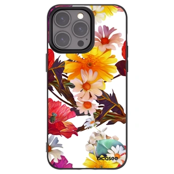 Picasee silikonový černý obal pro Apple iPhone 15 Pro Max - Meadow