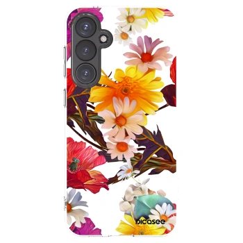 Picasee silikonový průhledný obal pro Samsung Galaxy S23 FE S711B - Meadow