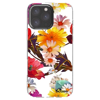 Picasee silikonový průhledný obal pro Apple iPhone 16 Pro Max - Meadow