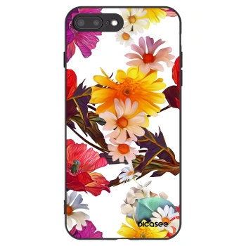 Picasee silikonový černý obal pro Apple iPhone 8 Plus - Meadow