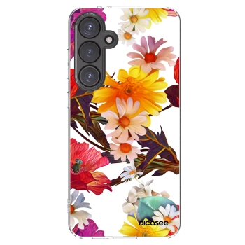 Picasee silikonový průhledný obal pro Samsung Galaxy S24 FE S721B - Meadow