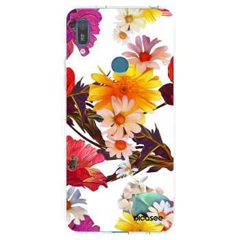 Picasee silikonový průhledný obal pro Huawei Y7 2019 - Meadow
