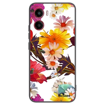 Picasee silikonový černý obal pro Motorola Moto G05 - Meadow