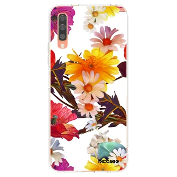 Picasee silikonový průhledný obal pro Samsung Galaxy A70 A705F - Meadow