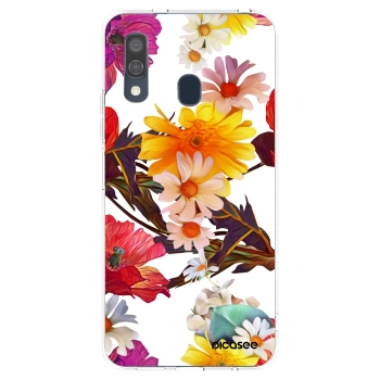 Picasee silikonový průhledný obal pro Samsung Galaxy A40 A405F - Meadow