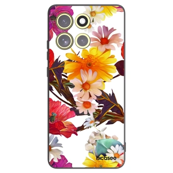 Picasee silikonový černý obal pro Motorola Moto G86 5G - Meadow