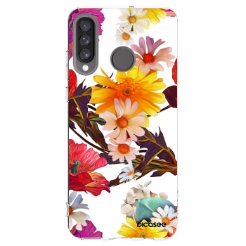 Picasee silikonový průhledný obal pro Huawei P30 Lite - Meadow