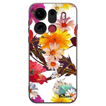Picasee silikonový černý obal pro OPPO Find X9 Pro - Meadow