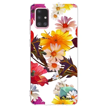 Picasee silikonový průhledný obal pro Samsung Galaxy A71 A715F - Meadow