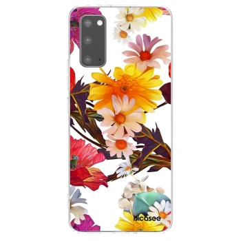Picasee silikonový průhledný obal pro Samsung Galaxy S20 G980F - Meadow