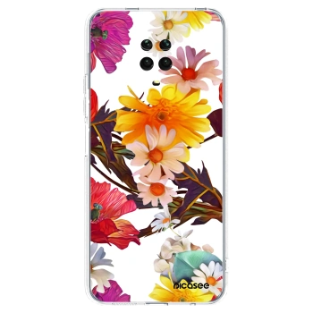 Picasee silikonový průhledný obal pro Xiaomi Redmi Note 9S - Meadow