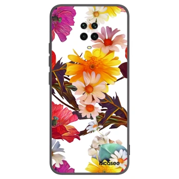 Picasee silikonový černý obal pro Xiaomi Redmi Note 9S - Meadow