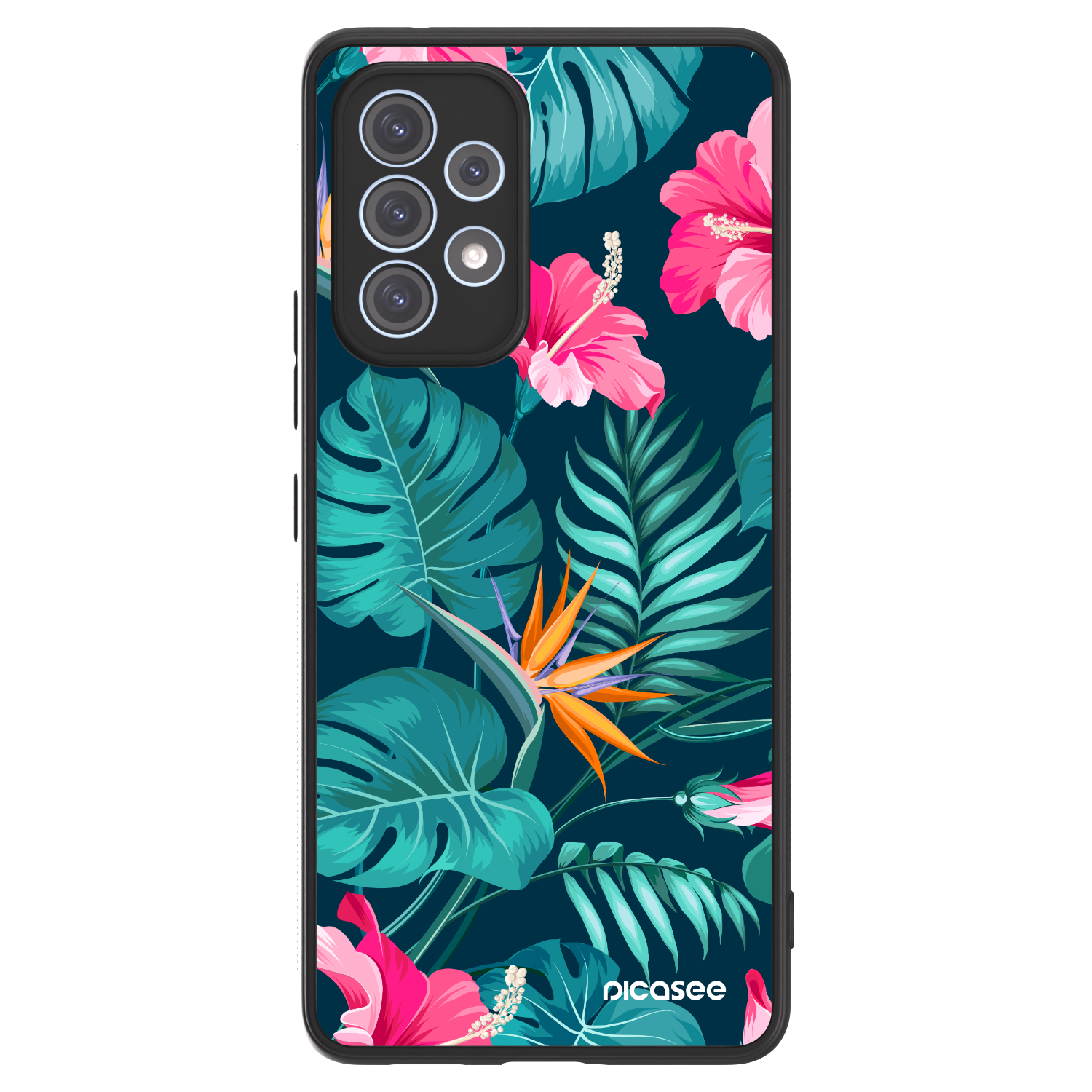 Picasee ULTIMATE CASE pro Samsung Galaxy A53 5G A536 - Pink Monstera
