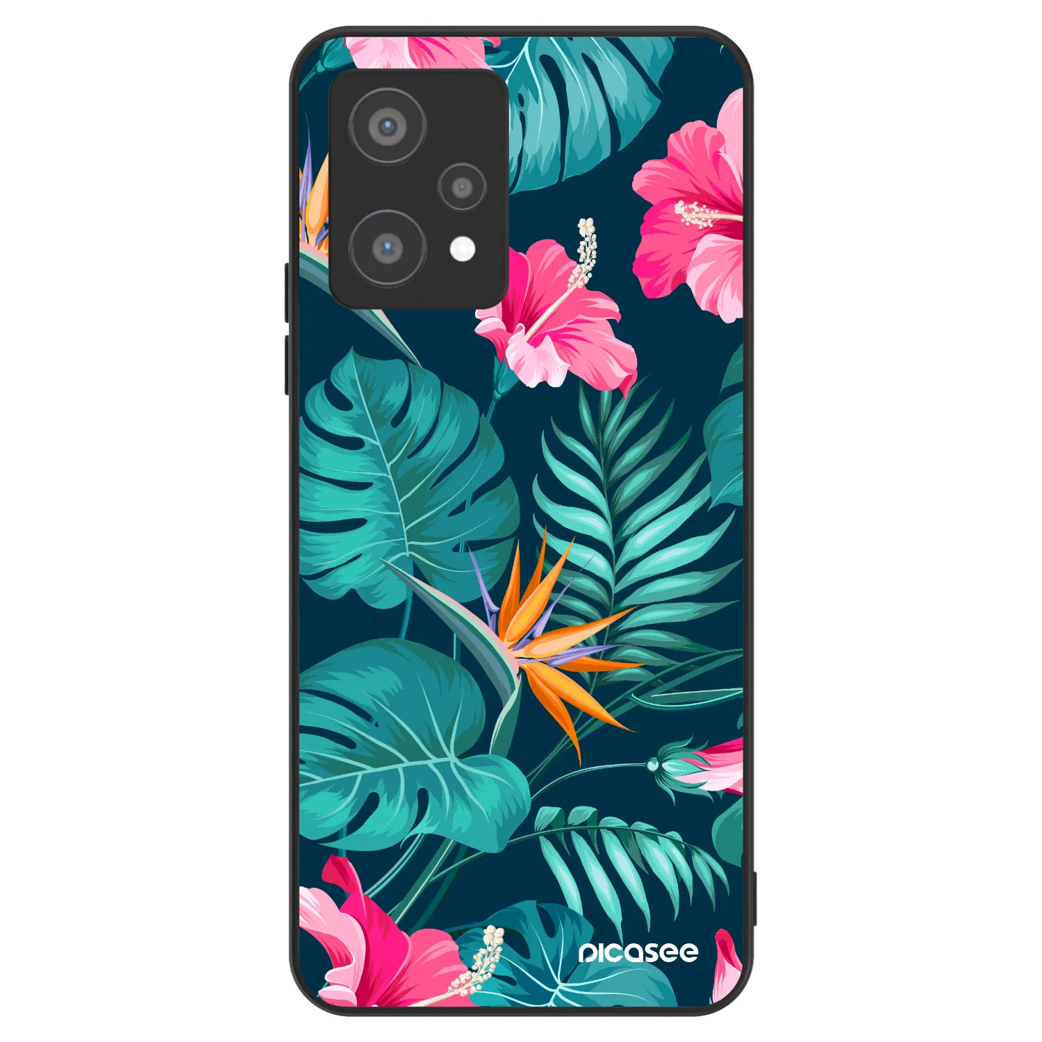 Picasee ULTIMATE CASE pro Realme 9 Pro 5G - Pink Monstera