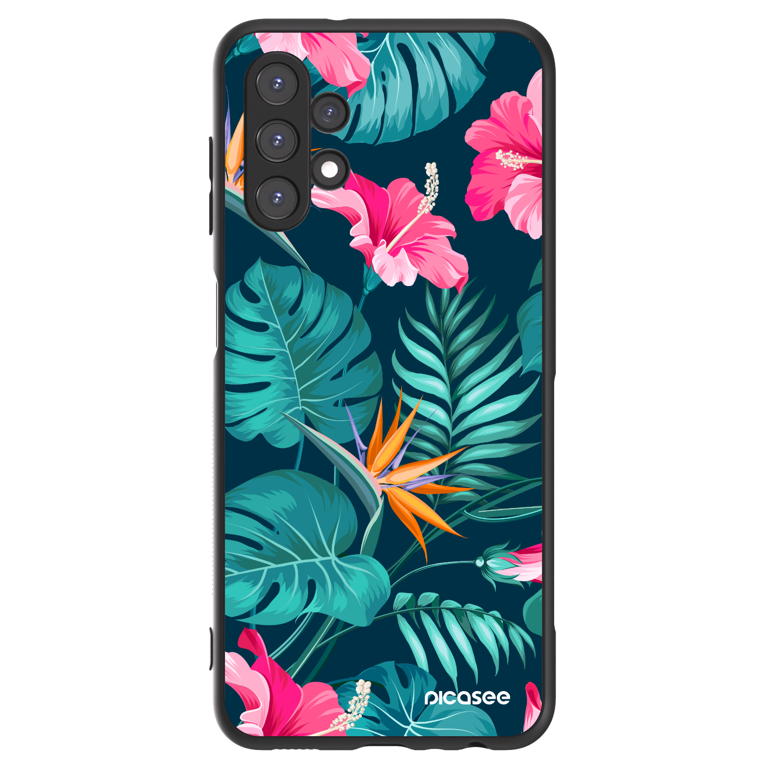 Picasee ULTIMATE CASE pro Samsung Galaxy A13 4G A135 - Pink Monstera