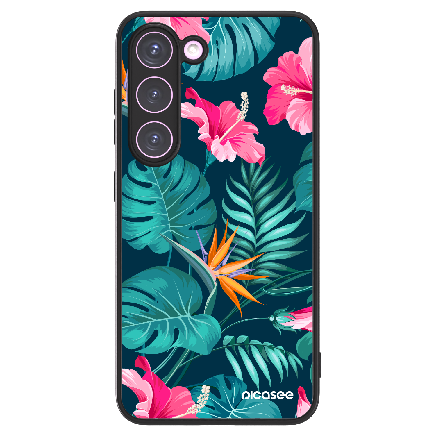 Picasee ULTIMATE CASE pro Samsung Galaxy S23 5G - Pink Monstera