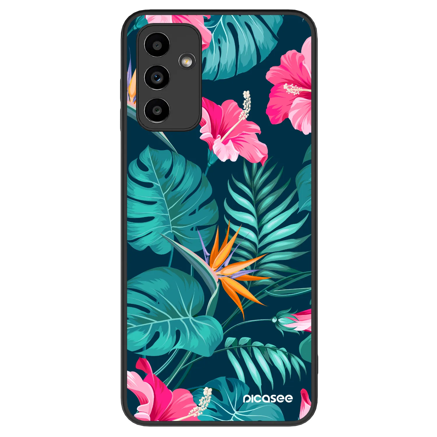 Picasee ULTIMATE CASE pro Samsung Galaxy A04s A047F - Pink Monstera