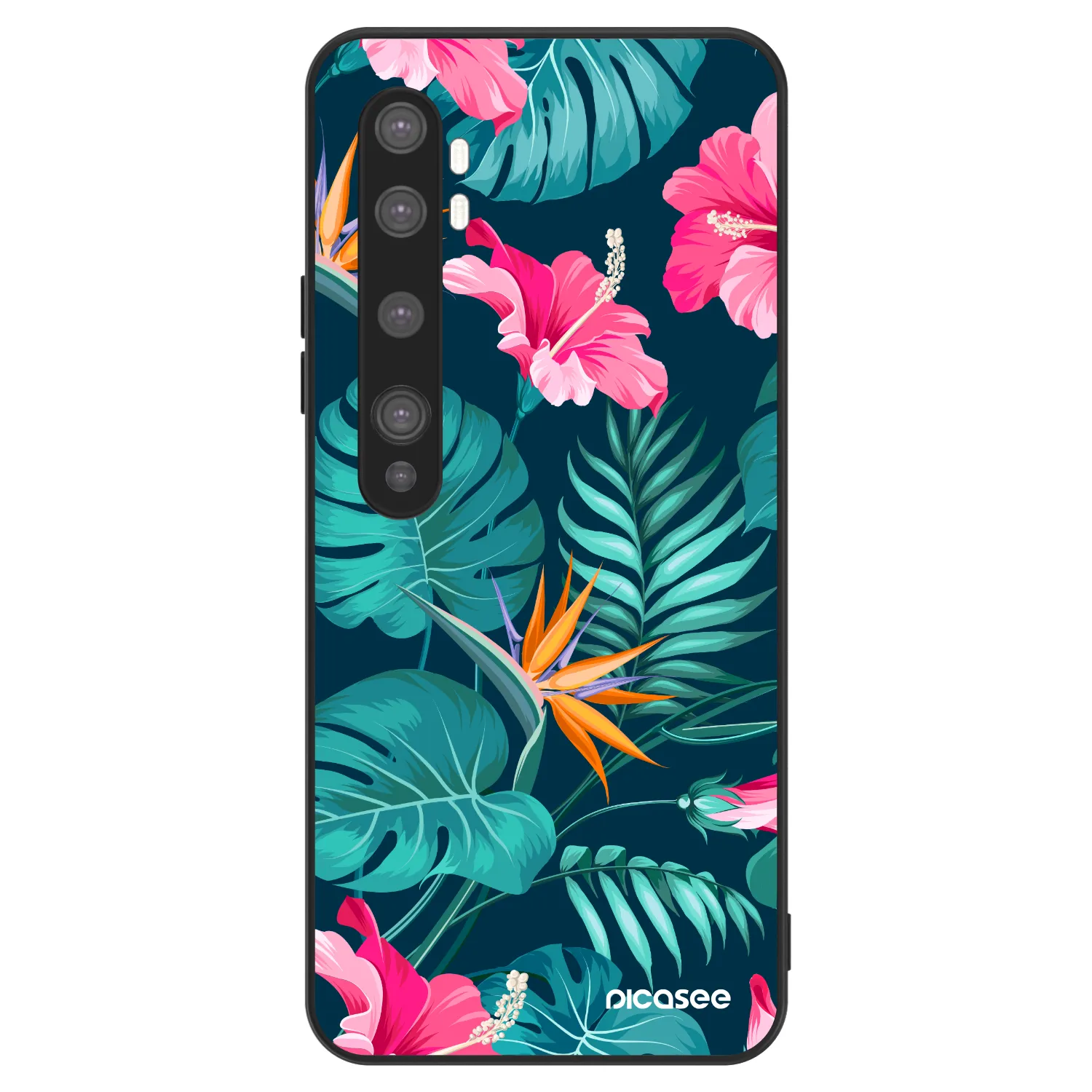 Picasee ULTIMATE CASE pro Xiaomi Mi Note 10 (Pro) - Pink Monstera