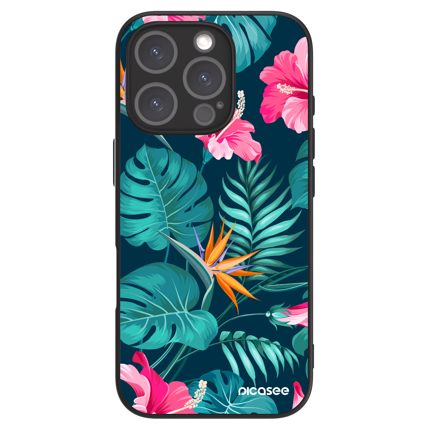 Picasee ULTIMATE CASE pro Apple iPhone 16 Pro - Pink Monstera
