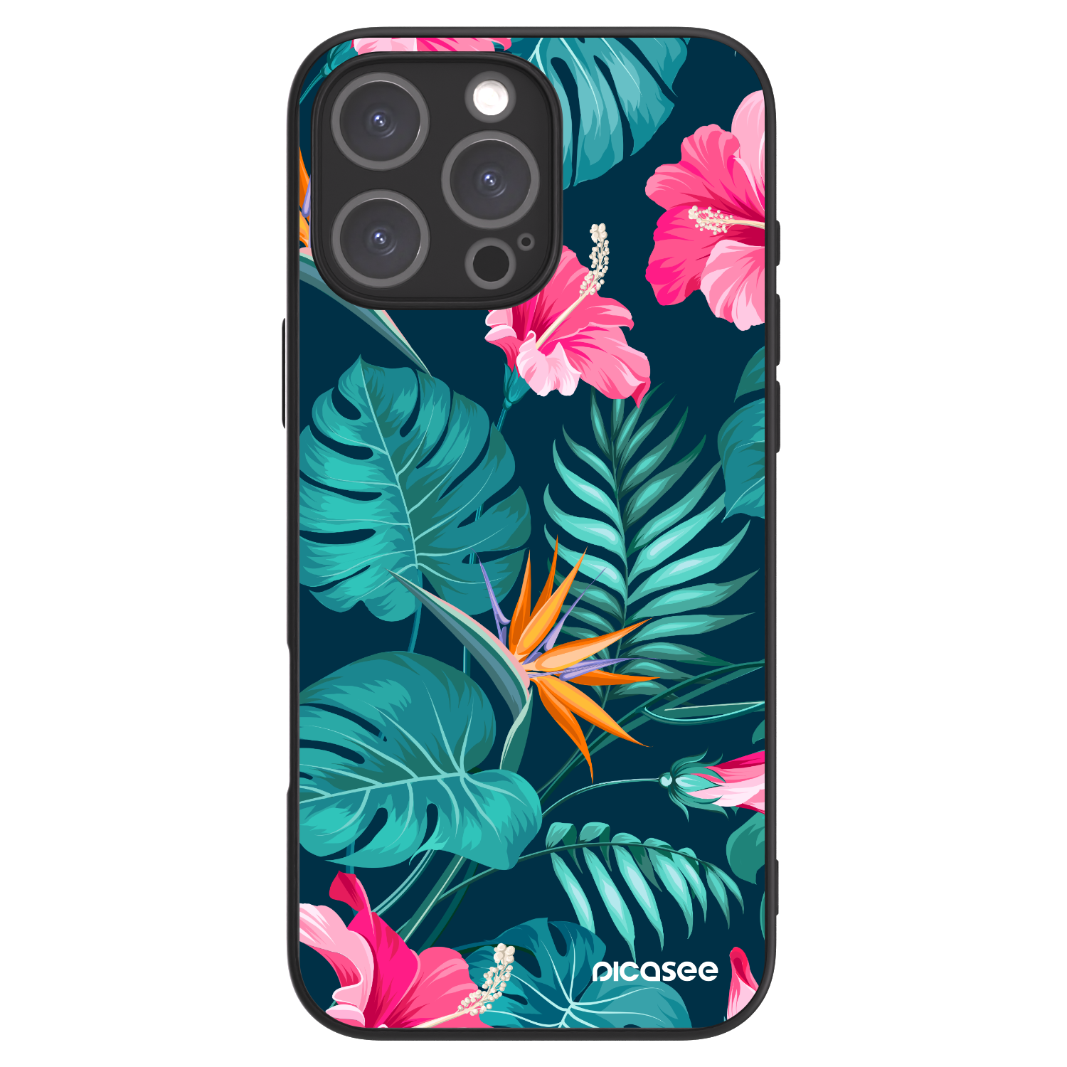 Picasee ULTIMATE CASE MagSafe pro Apple iPhone 16 Pro Max - Pink Monstera