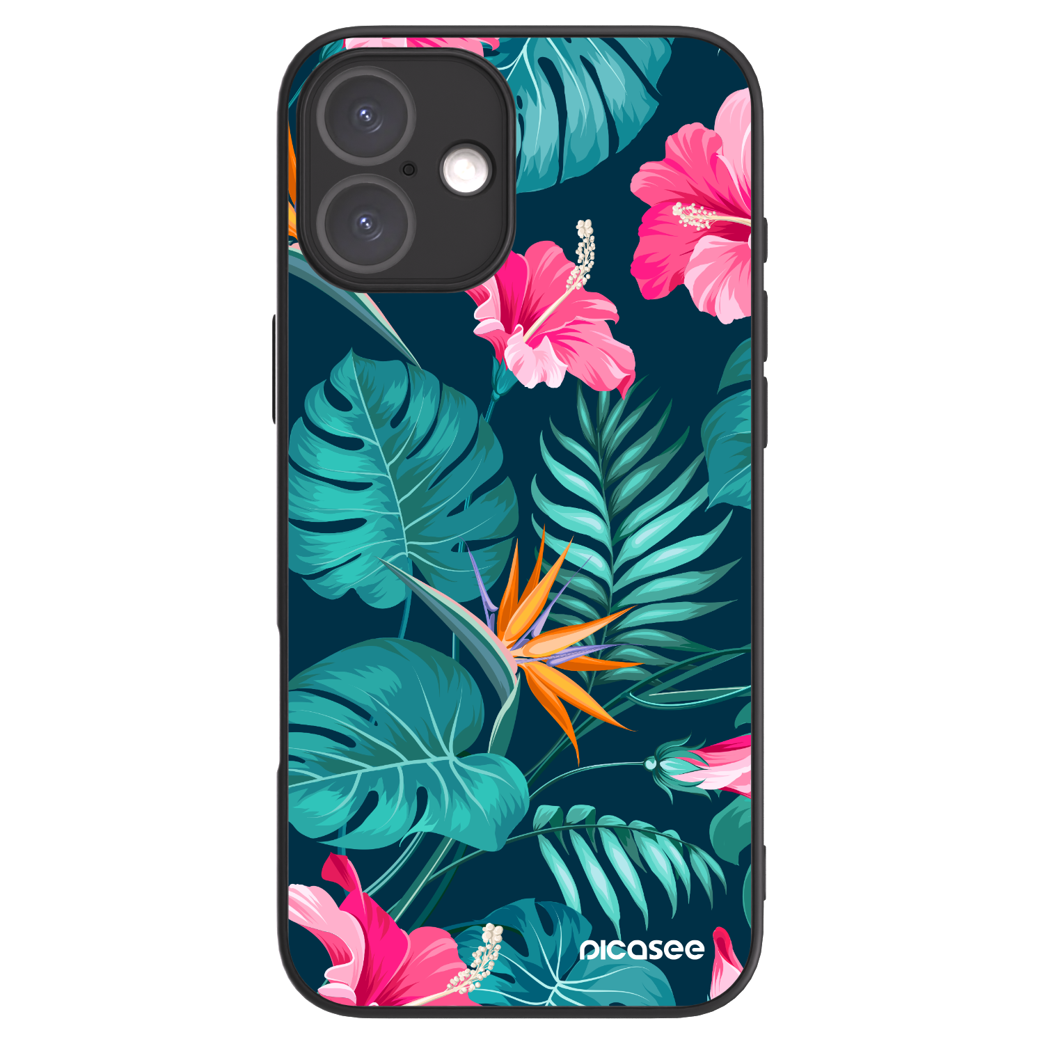 Picasee ULTIMATE CASE pro Apple iPhone 16 Plus - Pink Monstera