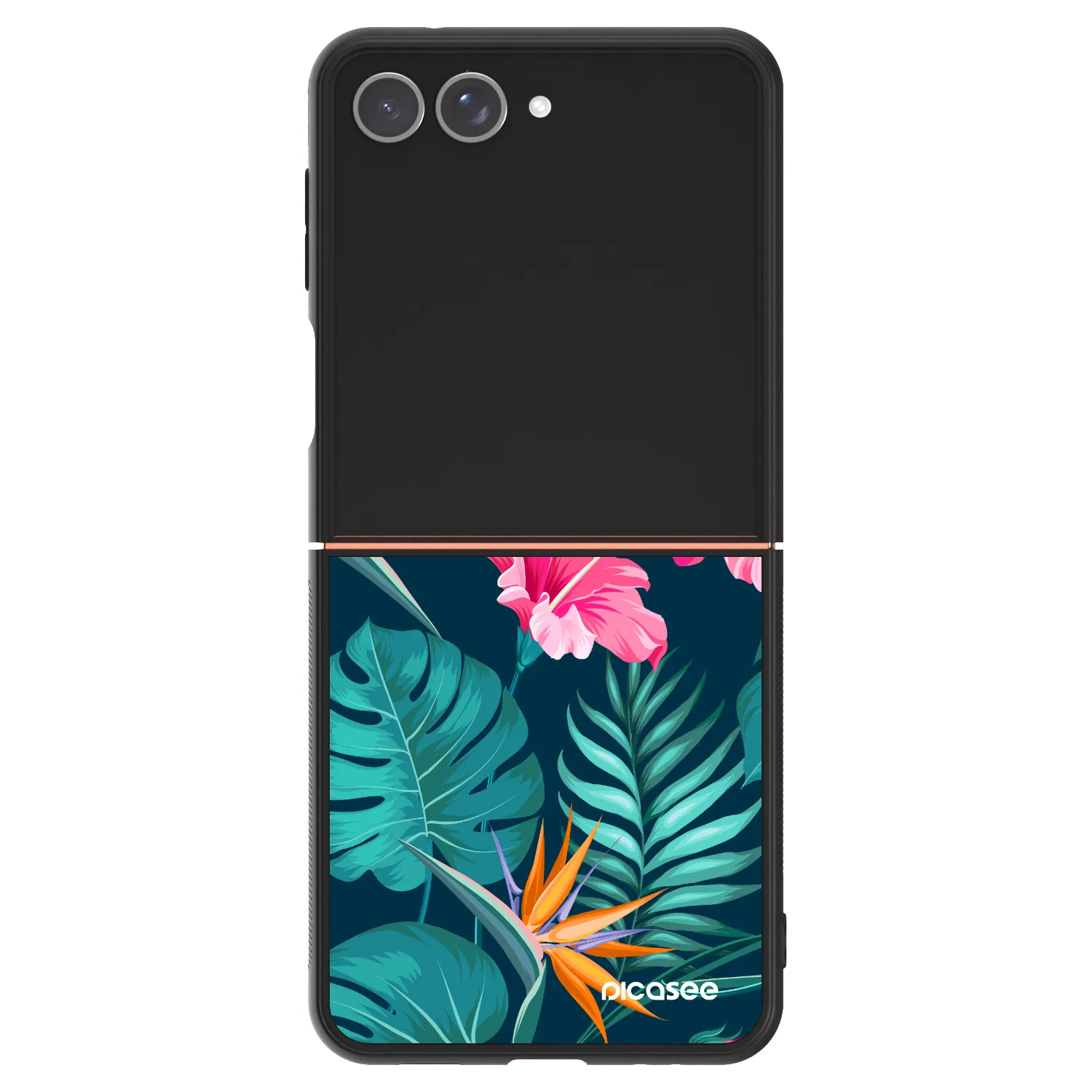 Picasee ULTIMATE CASE pro Samsung Galaxy Z Flip7 5G - Pink Monstera