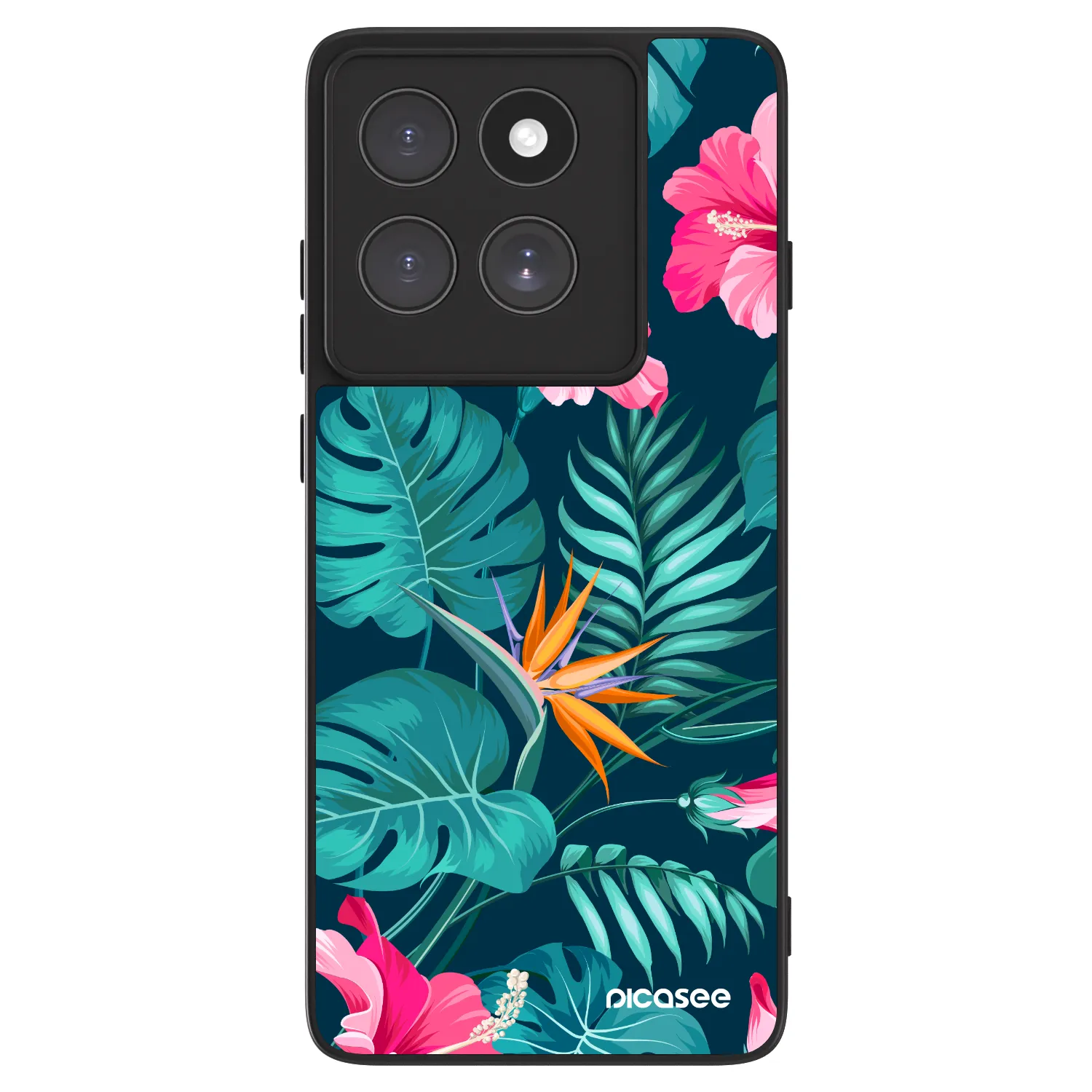 Picasee ULTIMATE CASE pro Motorola Edge 60 Pro - Pink Monstera