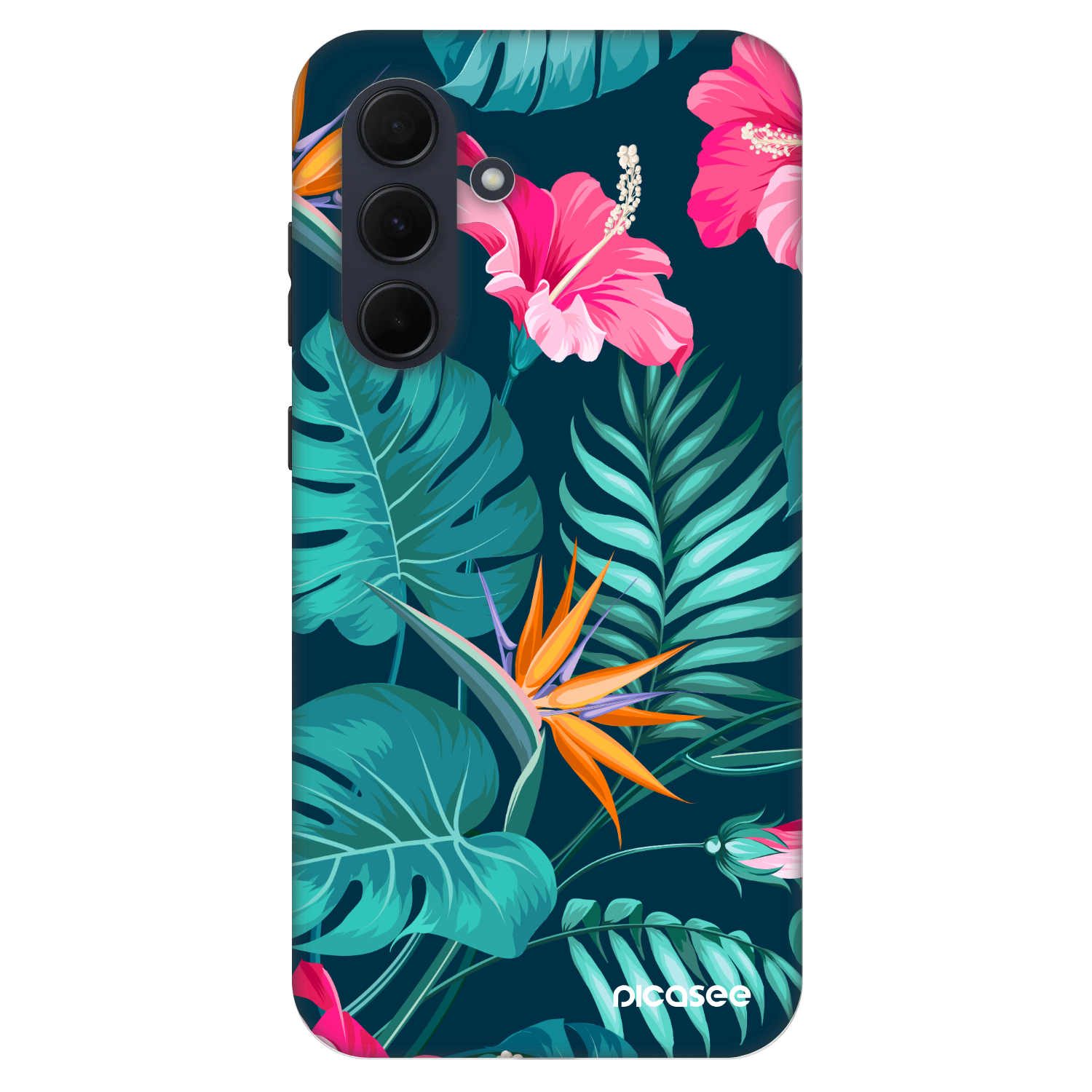 Picasee Fashion Case pro Samsung Galaxy A35 5G A356B - Pink Monstera