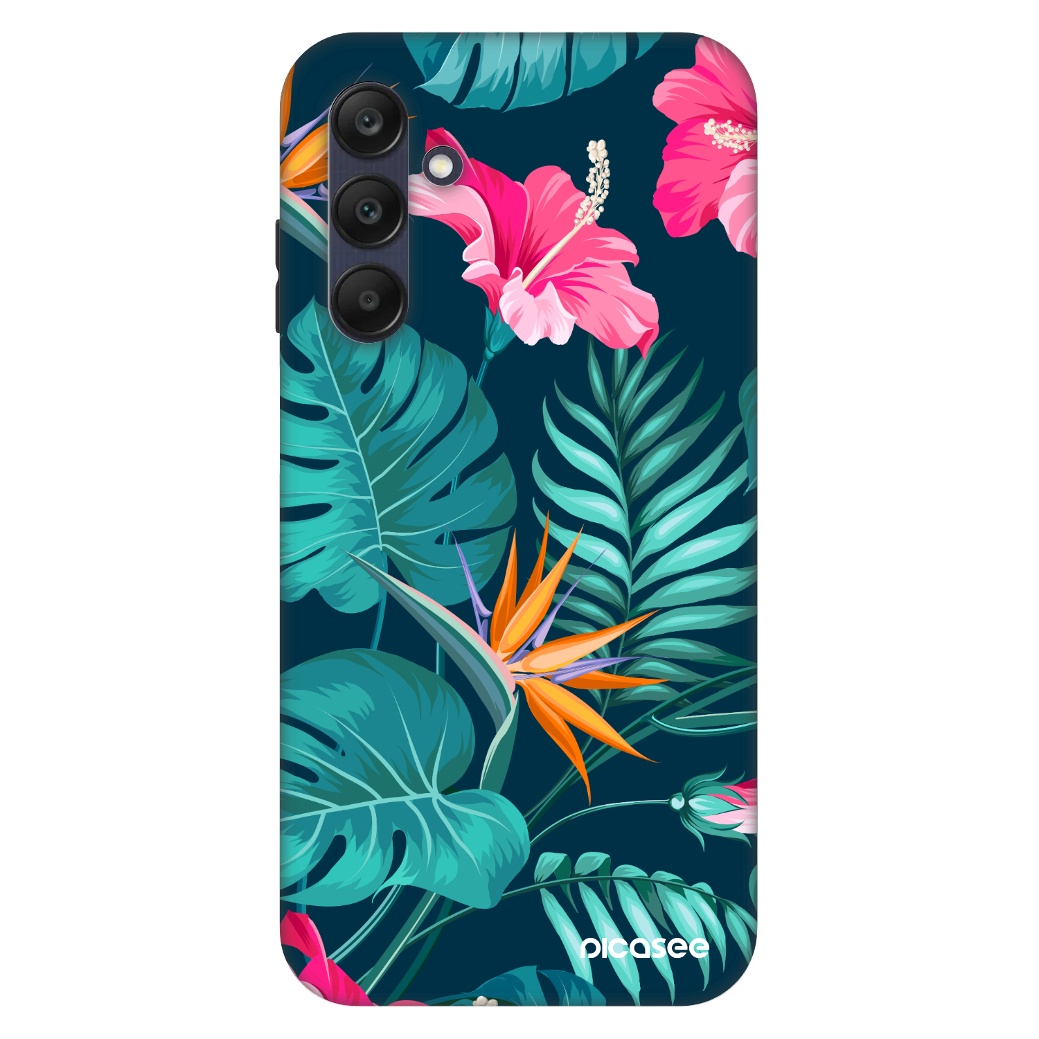 Picasee Fashion Case pro Samsung Galaxy A25 A256B 5G - Pink Monstera